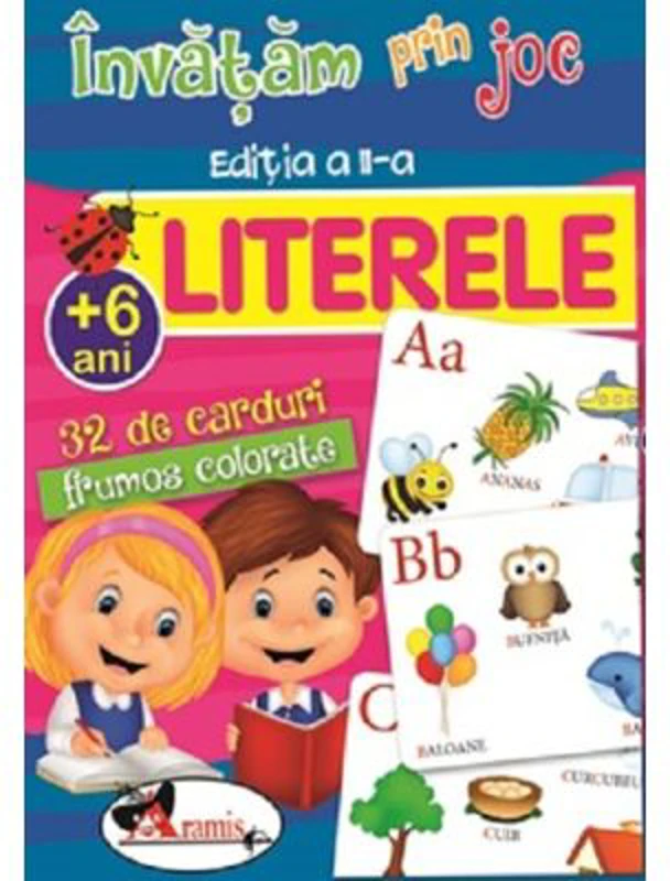 Invatam prin joc LITERELE. Carti de joc educative