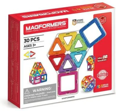 Joc magnetic de constructie 30 piese, Magformers