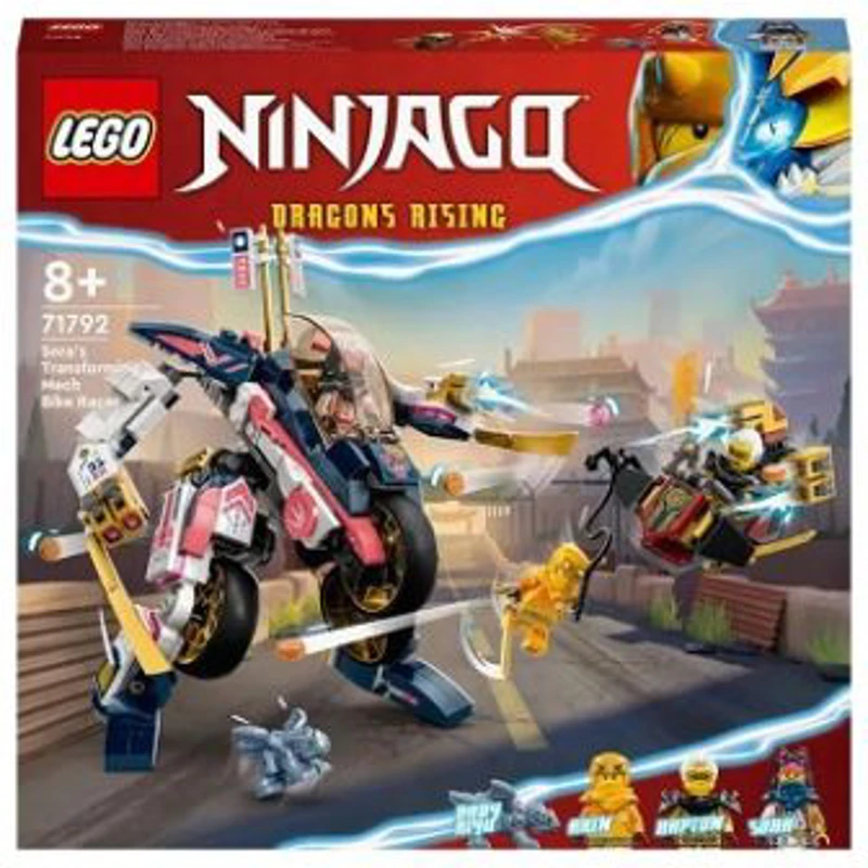 LEGO NINJAGO. Motocicleta de viteza robot transformator a Sorei 71792, 384 piese