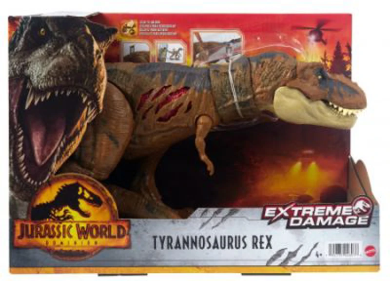 Dinozaur tyrannosaurus rex Jurassic World Extreme Damage
