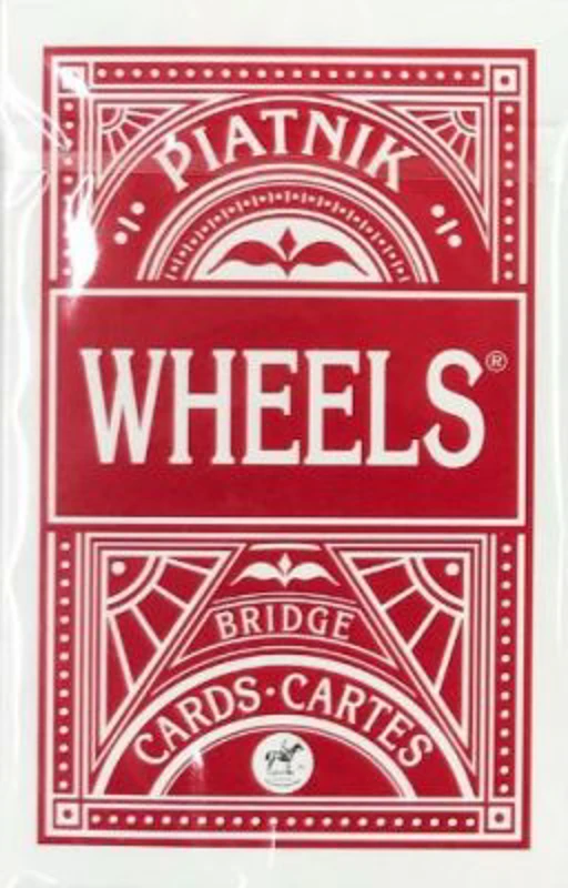 Pachet carti de joc Wheels Rosu