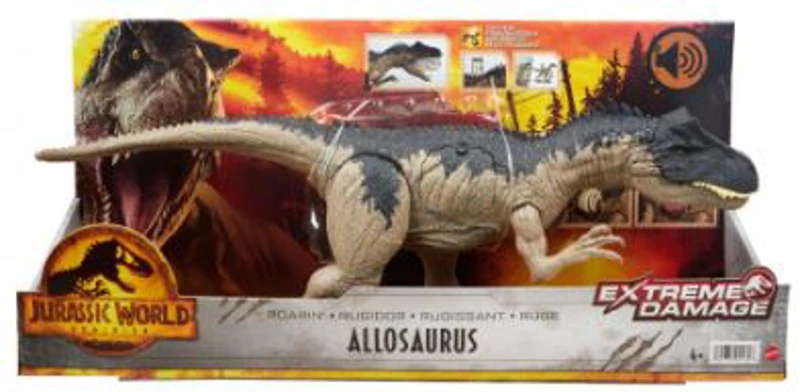 Dinozaur Allosaurus Jurassic World Dominion Extreme Damage