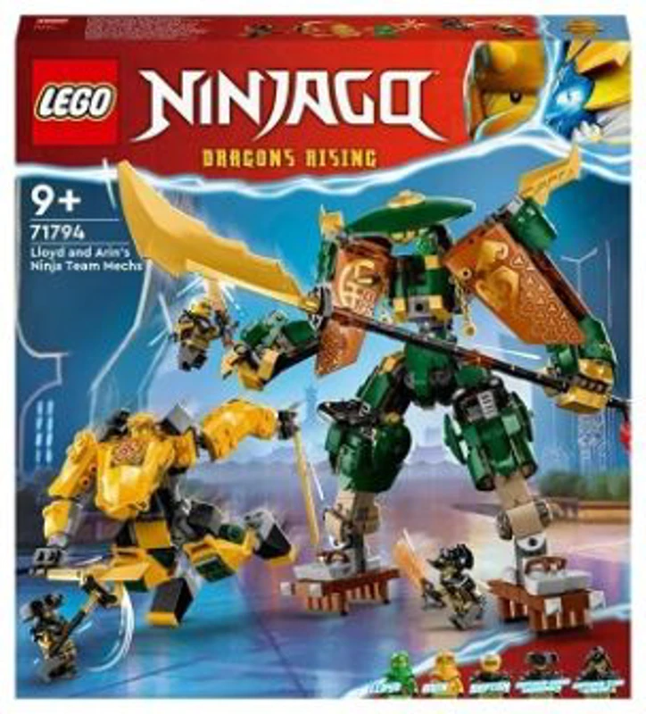 LEGO NINJAGO. Robotii lui Lloyd si Arin 71794, 764 piese