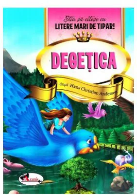 Degetica - Stiu sa citesc cu litere mari de tipar