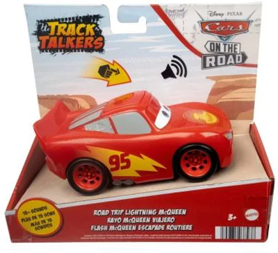 Track Talkers masina cu efecte sonore Road Trip Fulger McQueen, Cars