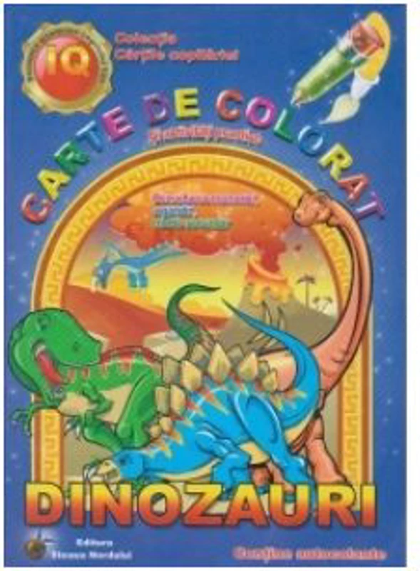 Carte de colorat si activitati practice - Dinozauri