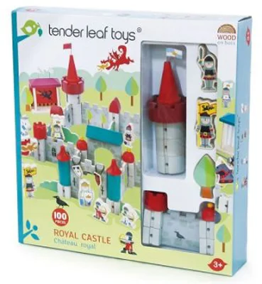 Castel regesc. Royal Castle, lemn premium, 100 piese