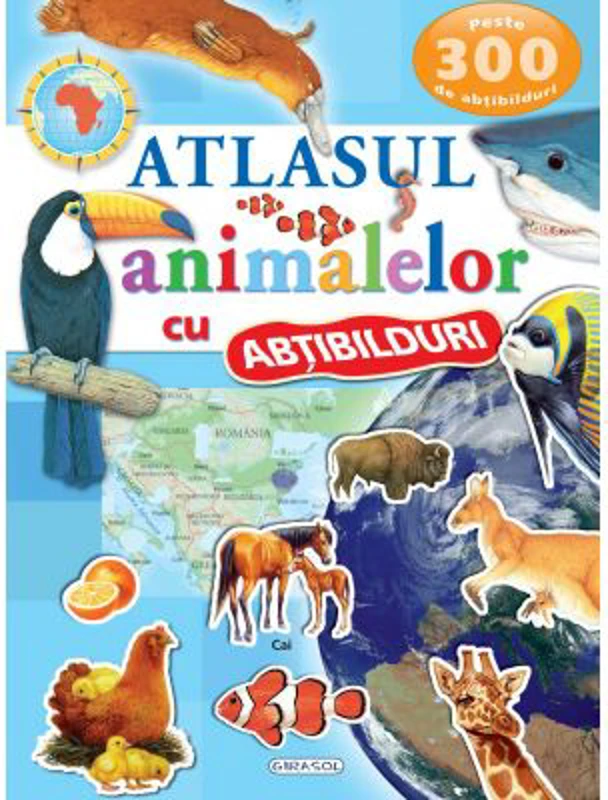 Atlasul animalelor cu abtibilduri