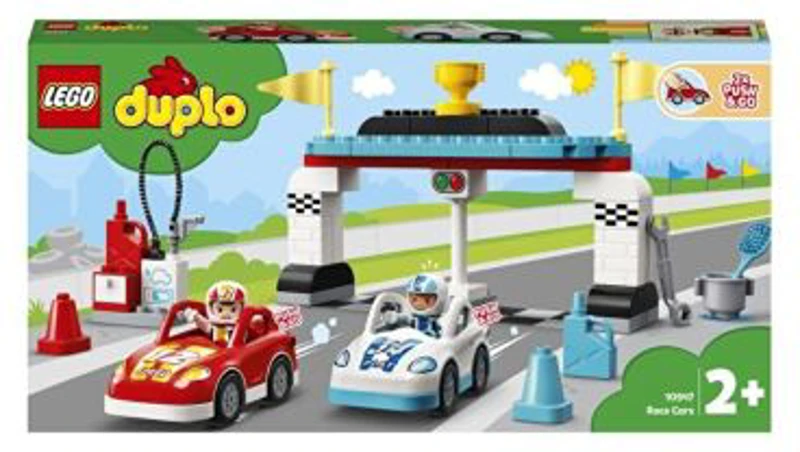 LEGO DUPLO Masini de curse 10947, 44 piese