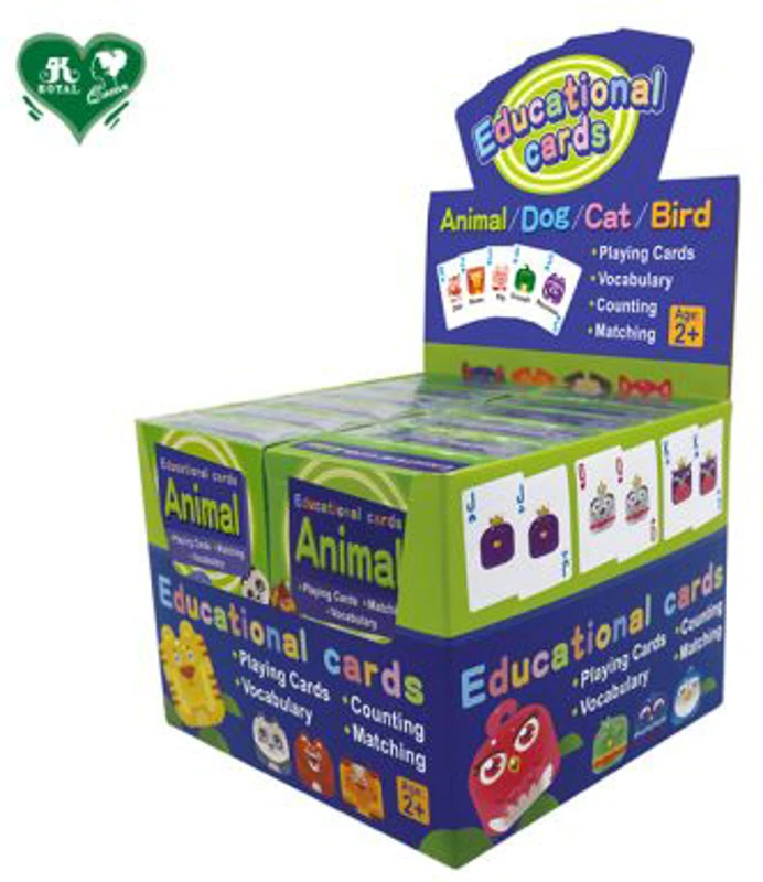 Carti de joc Royal educative cu animale, As games