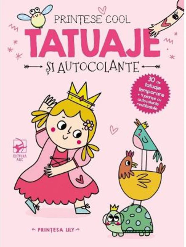 Printese cool. Printesa Lily. Tatuaje si autocolante
