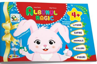 Albumul magic 4+, cu autocolante
