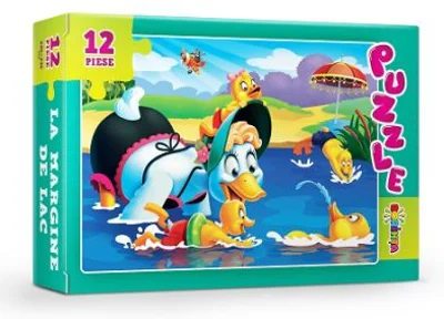 Puzzle. La margine de lac, 12 piese