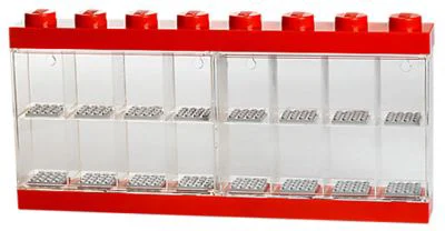 Cutie rosie pentru 16 minifigurine LEGO