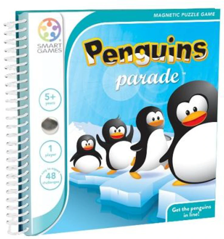 Joc de logica Penguins Parade, cu 48 de provocari, limba romana