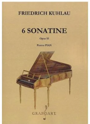 6 sonatine. Opus 55 pentru pian - Friedrich Kuhlau