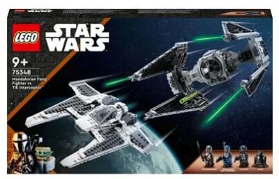 LEGO Star Wars. Fang Fighter mandalorian vs TIE Interceptor 75348, 957 piese