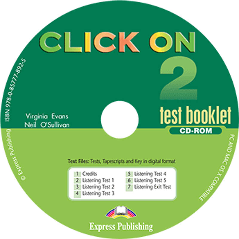 Curs limba Engleza Click On 2 CD-ROM cu teste - Virginia Evans, Neil O’Sullivan