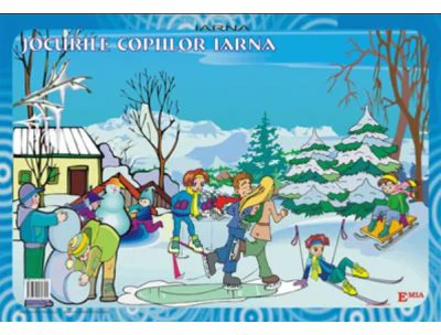Iarna. Peisaje, jocurile copiilor, fenomene ale naturii - Claudia Julea