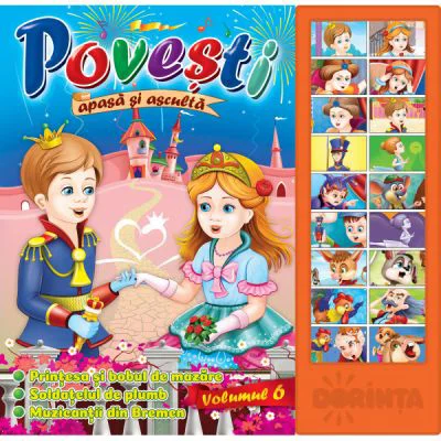 Carte cu sunete. Povesti, volumul 6