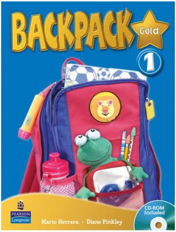 Backpack Gold Level 1 Students' Book with CD-ROM - Diane Pinkley