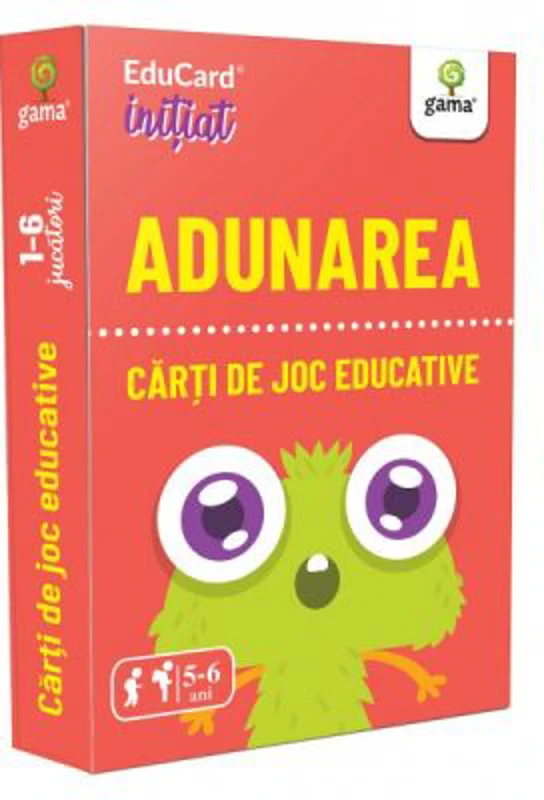 Adunarea. EduCard initiat. Carti de joc educative