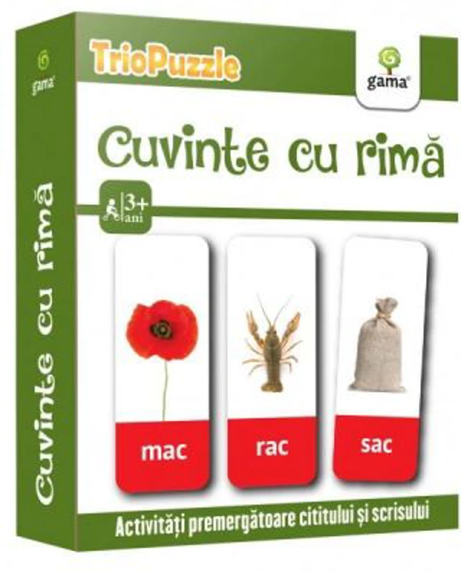 Cuvinte cu rima. TrioPuzzle 2020