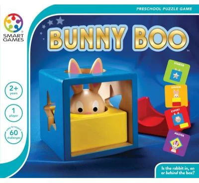 Joc de logica Bunny Boo, cu 60 de provocari, limba romana