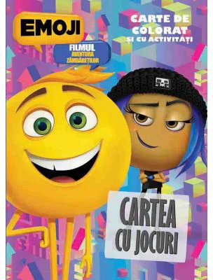Emoji - cartea cu jocuri. Carte de colorat si cu activitati
