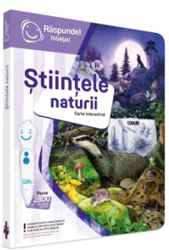 Carte interactiva Stiintele naturii. Aventuri prin natura, Raspundel Istetel