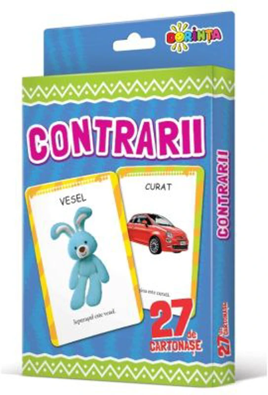 27 de cartonase. Contrarii