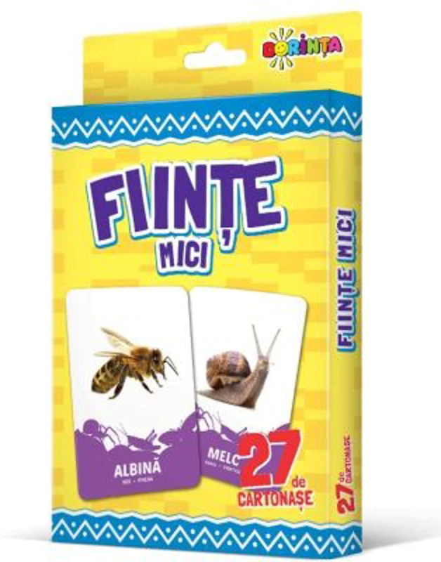 27 de cartonase. Fiinte mici