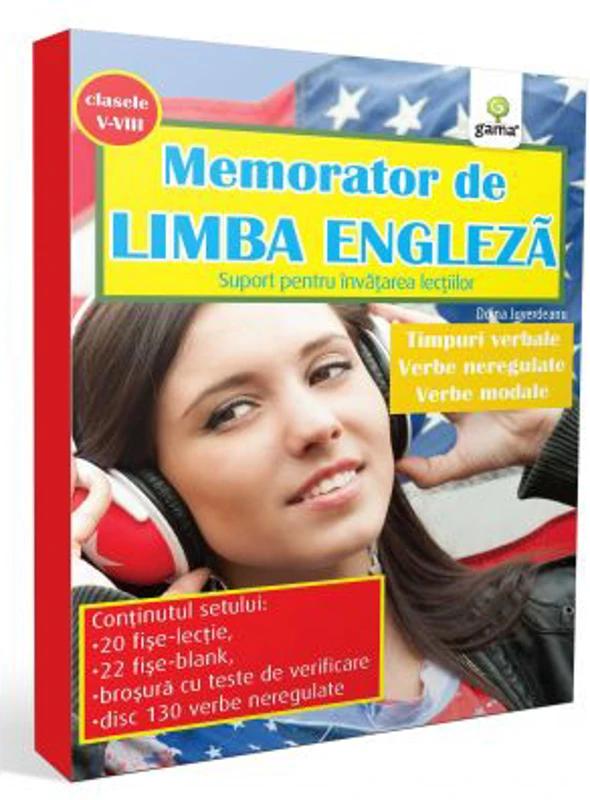 Memorator de engleza. Timpuri verbale. Verbe neregulate. Suport pentru invatarea lectiilor