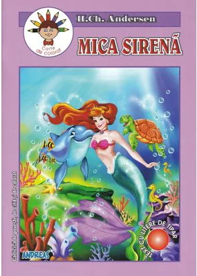 Mica sirena. Carte de colorat