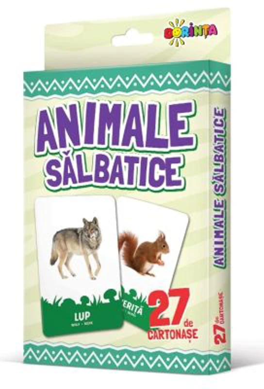 27 de cartonase. Animale salbatice