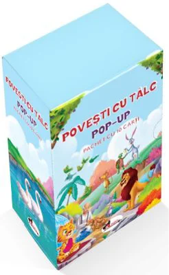 Povesti cu talc POP-UP. Cutie cu 10 carti