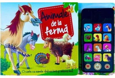 Carte cu sunete. Animale de la ferma