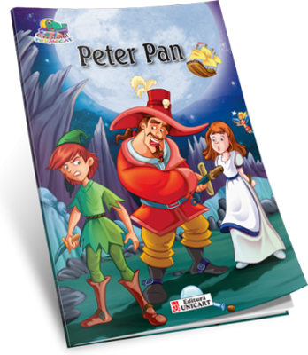 Peter Pan. Carte de colorat A5 ilustrata