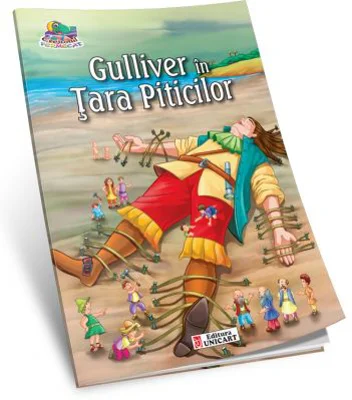 Gulliver in Tara Piticilor. Carte de colorat A5 ilustrata