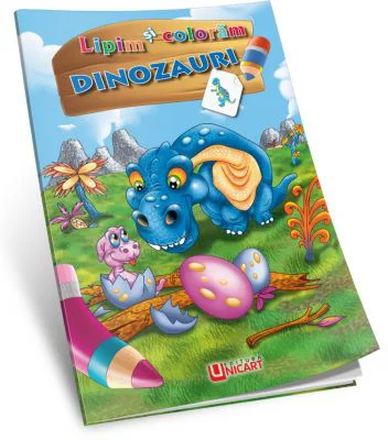Dinozauri. Lipim si coloram