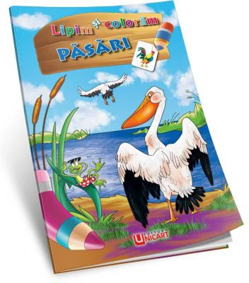 Lipim si coloram. Pasari