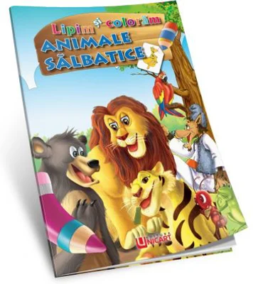 Lipim si coloram. Animale salbatice