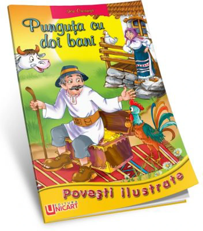Punguta cu doi bani. Poveste Ilustrata