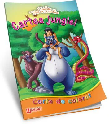 Cartea junglei. Carte de colorat