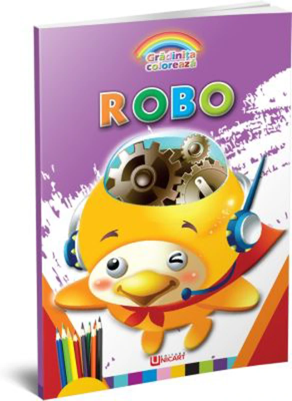 Gradinita coloreaza cu Robo