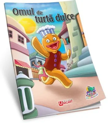 Omul de turta dulce. Carte de colorat
