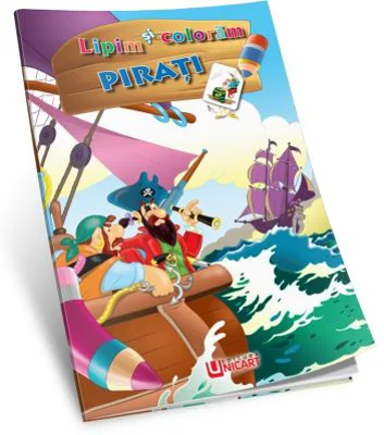 Lipim si coloram. Pirati