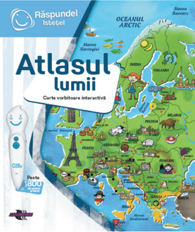 Raspundel Istetel, Carte interactiva Atlasul lumii