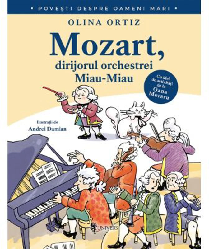Mozart, dirijorul orchestrei Miau-Miau - Olina Ortiz