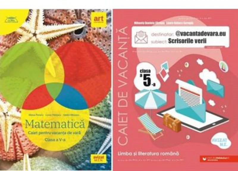 Pachet Caiete pentru vacanta de vara, clasa a 5-a. Matematica si Limba si literatura romana - Marius Perianu, Mihaela Daniela Cirstea